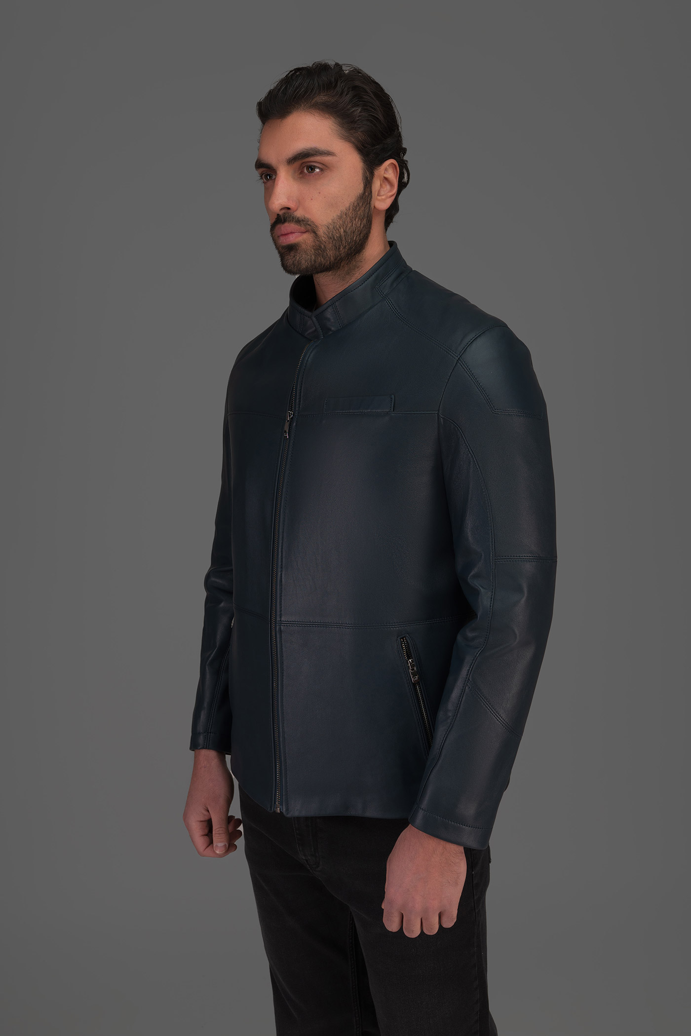 کاپشن چرم 270035