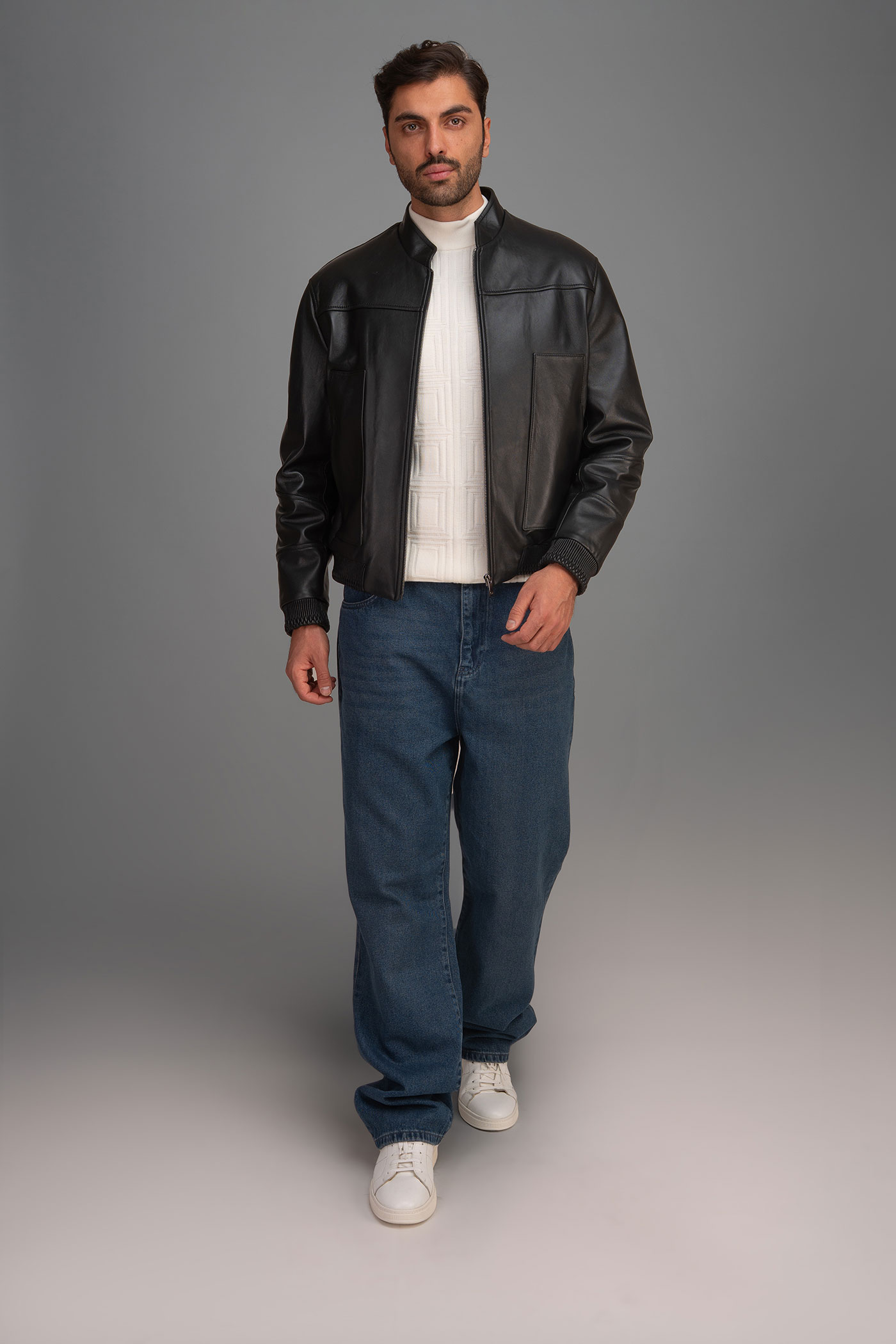 کاپشن چرمی 270060